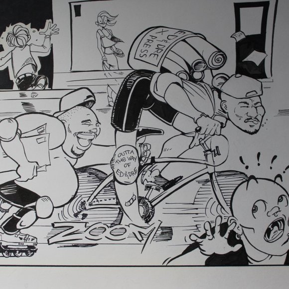 MTV Raps original art - Picture 2 of 3